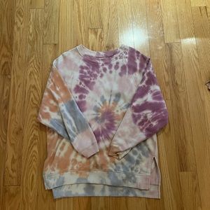 Size small womens American eagle tie dye crew neck